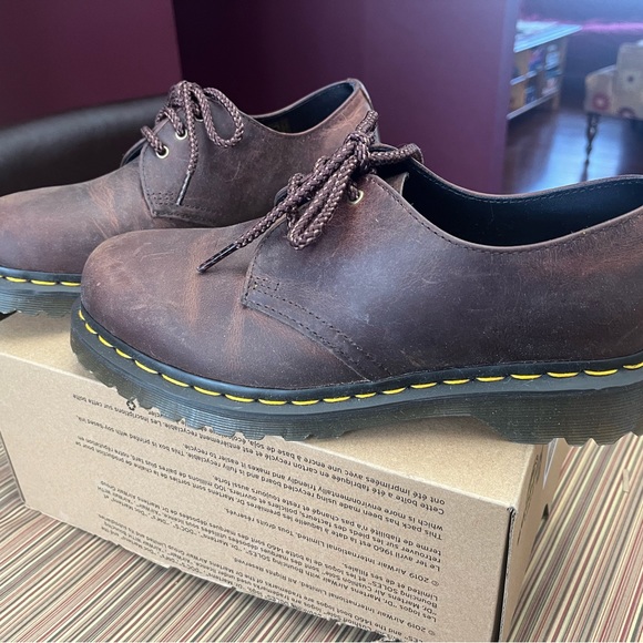 NEW Dr. Martens 1461 Oxford Casual Shoe - Chestnut Brown - Picture 7 of 12